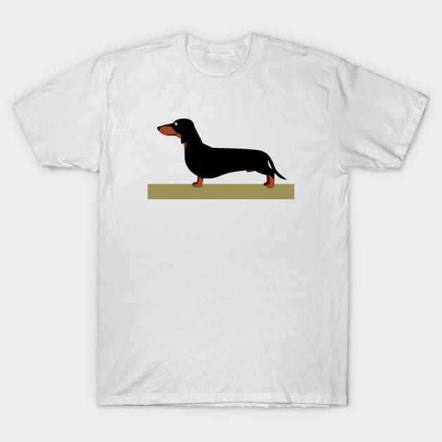 Dachshund dog T-Shirt by Hayh0